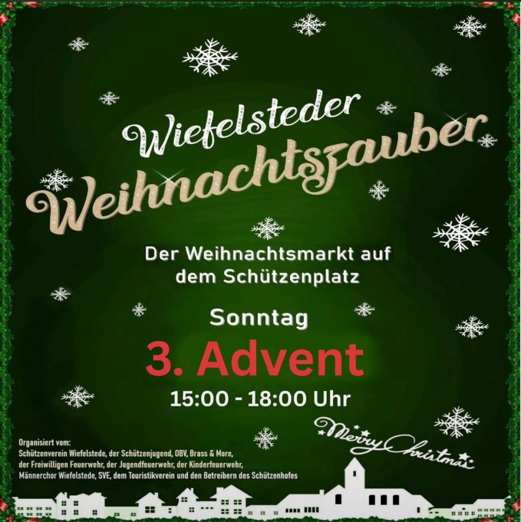 Weihnachtszauber in Wiefelstede @ Schützenplatz Wiefelstede
